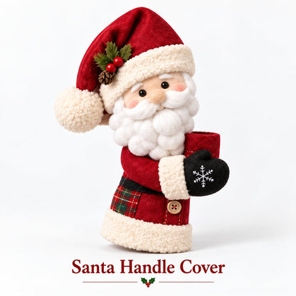 🎅Christmas Door Handle Covers – Santa & Snowman Plush Door Knob Decorations