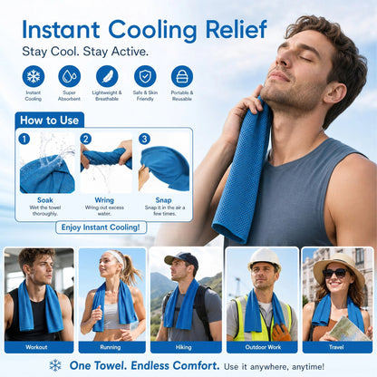 ⏰Summer Essentials🔥Absorbent Quick-Drying Gym Cooling Towels🧊
