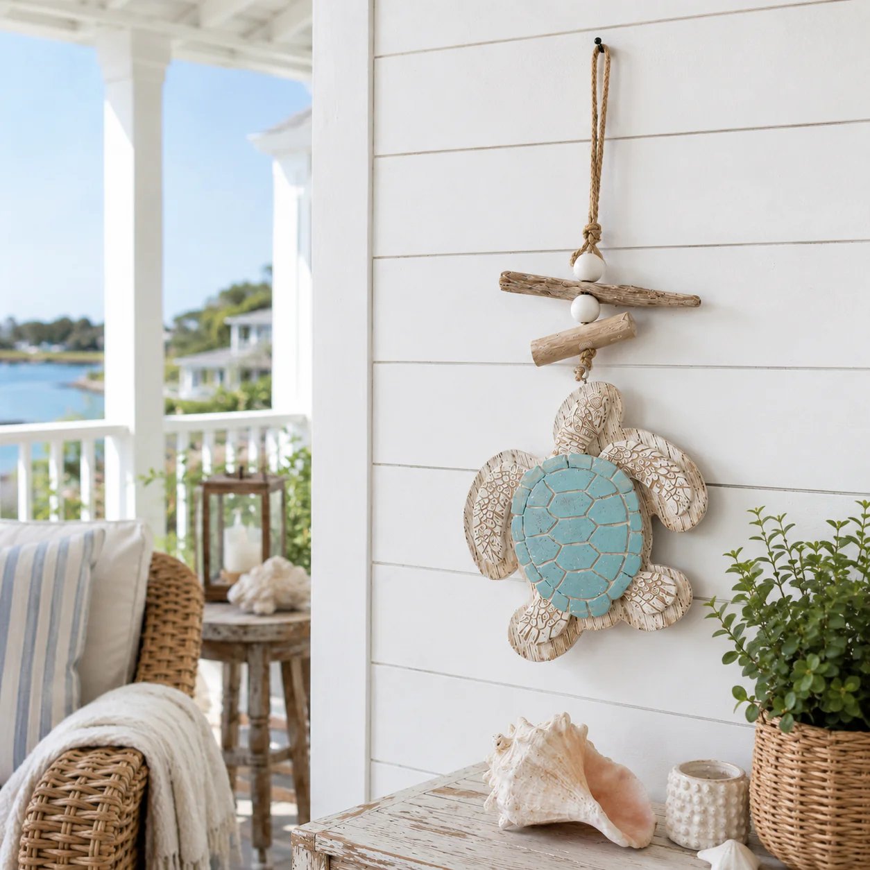 🔥Last Day 49% OFF🔥Glowing Coastal Sea Turtle Wall Art