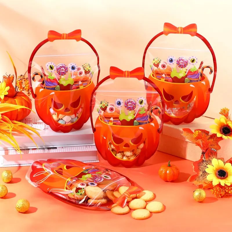 Halloween Treat Bags - Cute Trick Or Treat Candy Bags For Kids & Parties