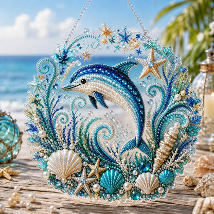 🔥 Last Day 49% OFF - 🌊✨Ocean Pearl Art DIY Hanging Ornament Kit