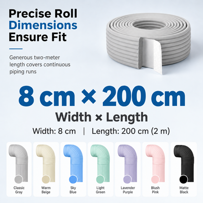 📢 Last Day Buy 1 Get 1 Free 💥Adhesive Pipe Insulation Wrap Outdoor Winter Anti Freeze Thermal Foam Sleeve for Water and Solar Pipes