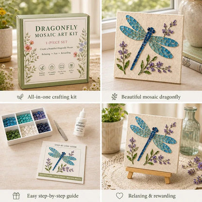 DIY Sea Glass Mosaic Art Kit — 8 Coastal Wall Art Designs