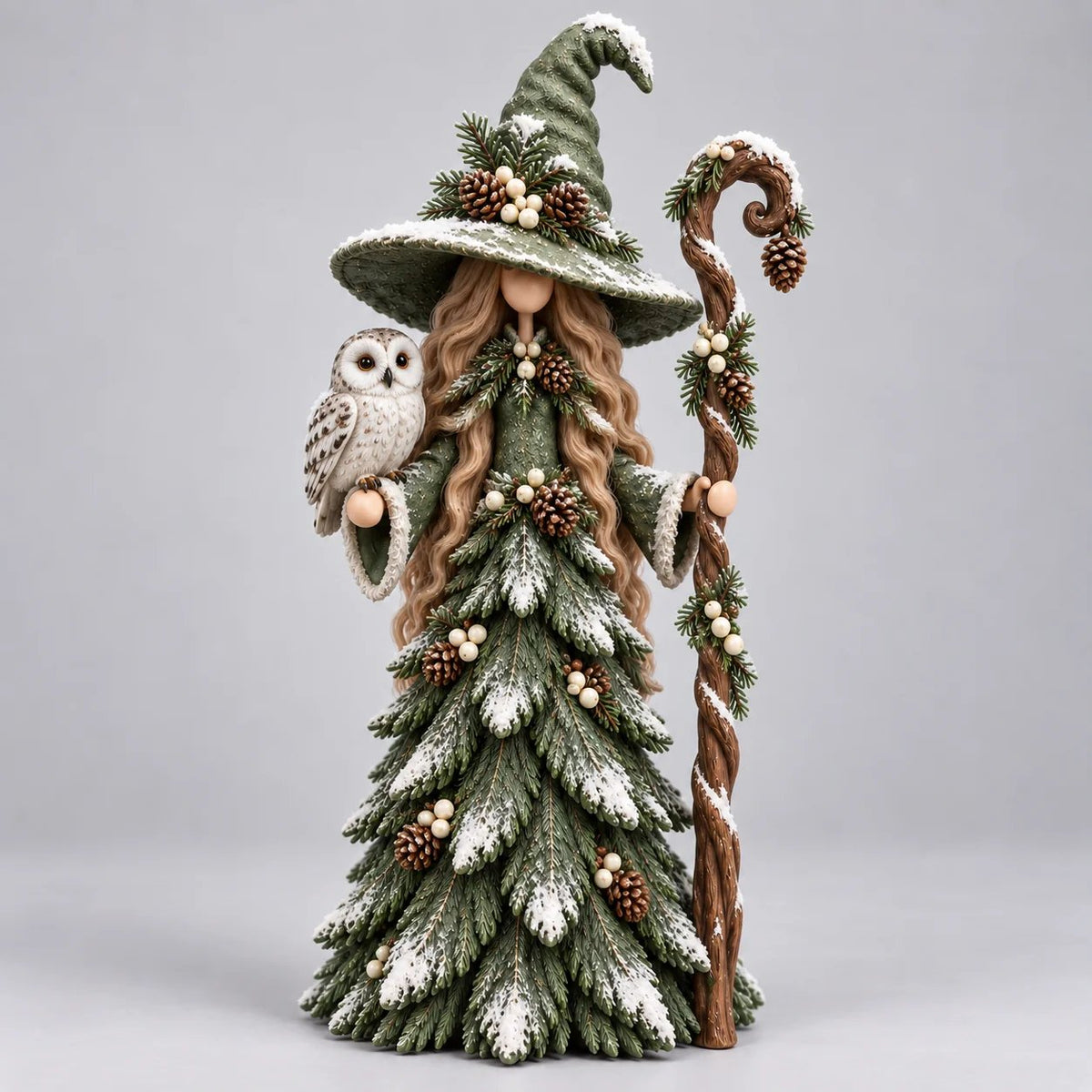 🎄Whimsical Christmas Witch Resin Figurines – Festive Holiday Collectible Decor🧙‍♀️