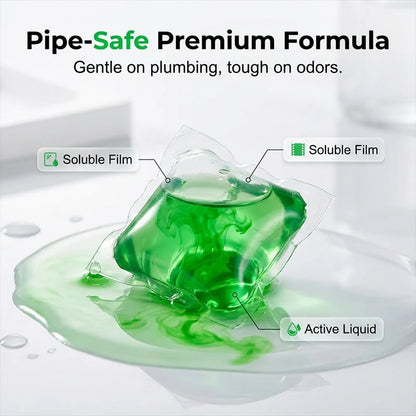 📍🥳2026 HOT SALE🥳💞50K+ SOLD!｜Drain Deodorizer Pods – Bio‑enzyme formula neutralizes smells at the source. Instant fresh scent, no harsh chemicals. Say goodbye to embarrassing odours. 🚰✅