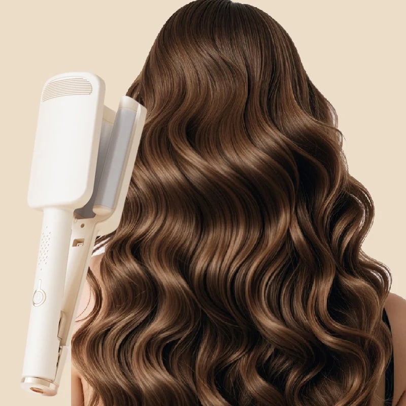 ⏳49% Off!!⏰32MM Wavy Hair Curler – Big Bouncy Curls, 4 Adjustable Heat Settings & Negative Ion Care – Salon-Quality Styling at Home 💇‍♀️