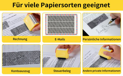 📝Sicherheits-Rollenstempel zum Schutz deiner Privatsphäre