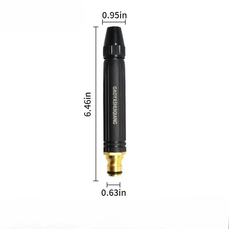 🔫💦Professional High-Pressure Solid Brass Adjustable Twist Hose Nozzle