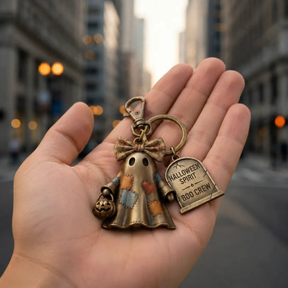 🔥Last Day 50% OFF🔥Halloween Spirit Boo Crew Ghost Keychain