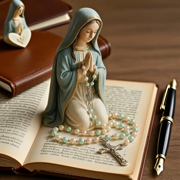 🔥Virgin Mary Rosary Holder （Necklace not included） - ⌛Limited Handmade Series