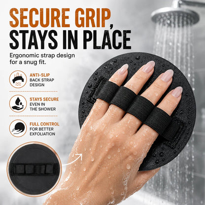 🛀Soft Rubber Shower Scrubber for Gentle Exfoliation & Deep Cleansing