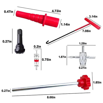 🔥😍🚗 Quick Change Tire Valve Tool Kit