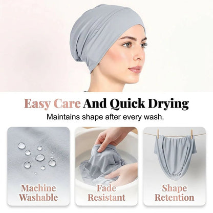 🔥Last Day 49% OFF⏰Soft Stretch Turban Cap for Women