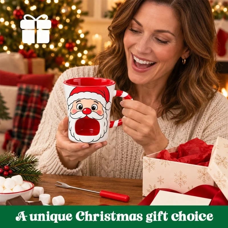 Christmas Chocolate Fondue Mug