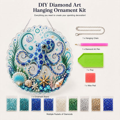 🔥 Last Day 49% OFF - 🌊✨Ocean Pearl Art DIY Hanging Ornament Kit