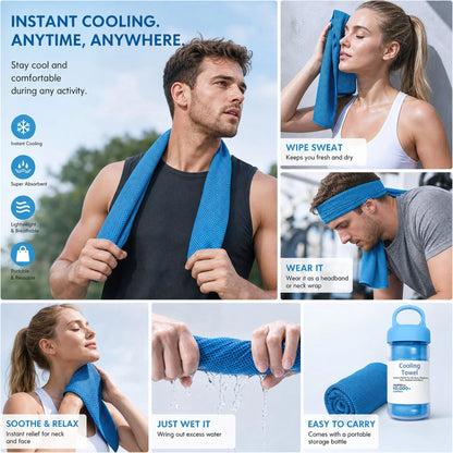 ⏰Summer Essentials🔥Absorbent Quick-Drying Gym Cooling Towels🧊