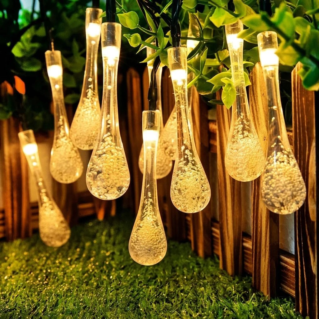 🔥No electricity bill all year round, 69% off✅ Outdoor solar-powered teardrop string lights