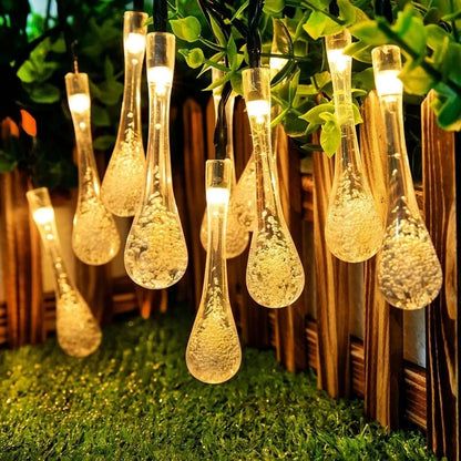 🔥No electricity bill all year round, 69% off✅ Outdoor solar-powered teardrop string lights