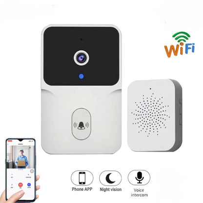 💥X8 WiFi-Free Video Doorbell Kit