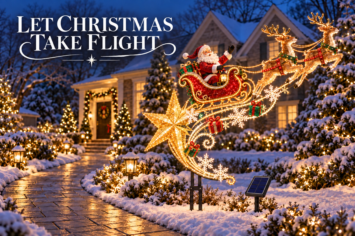 🔥Last Day 49% OFF - 🎄 Christmas Magic Lighted Garden Stakes – Enchanting Outdoor Holiday Yard Décor ✨