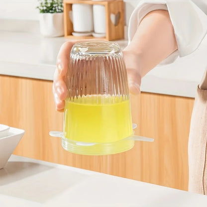 Silicone Stretch Lids, Reusable Airtight Food Covers for Food Storage