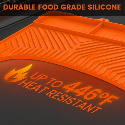 🔥Last Day 49% OFF -🍖Silicone BBQ Side Shelf Mat — Keep Tools Clean & Close