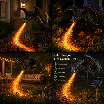 🔥 LIMITED-TIME 50% OFF — 👼🐉Solar Dragon Fire Garden Light🔥