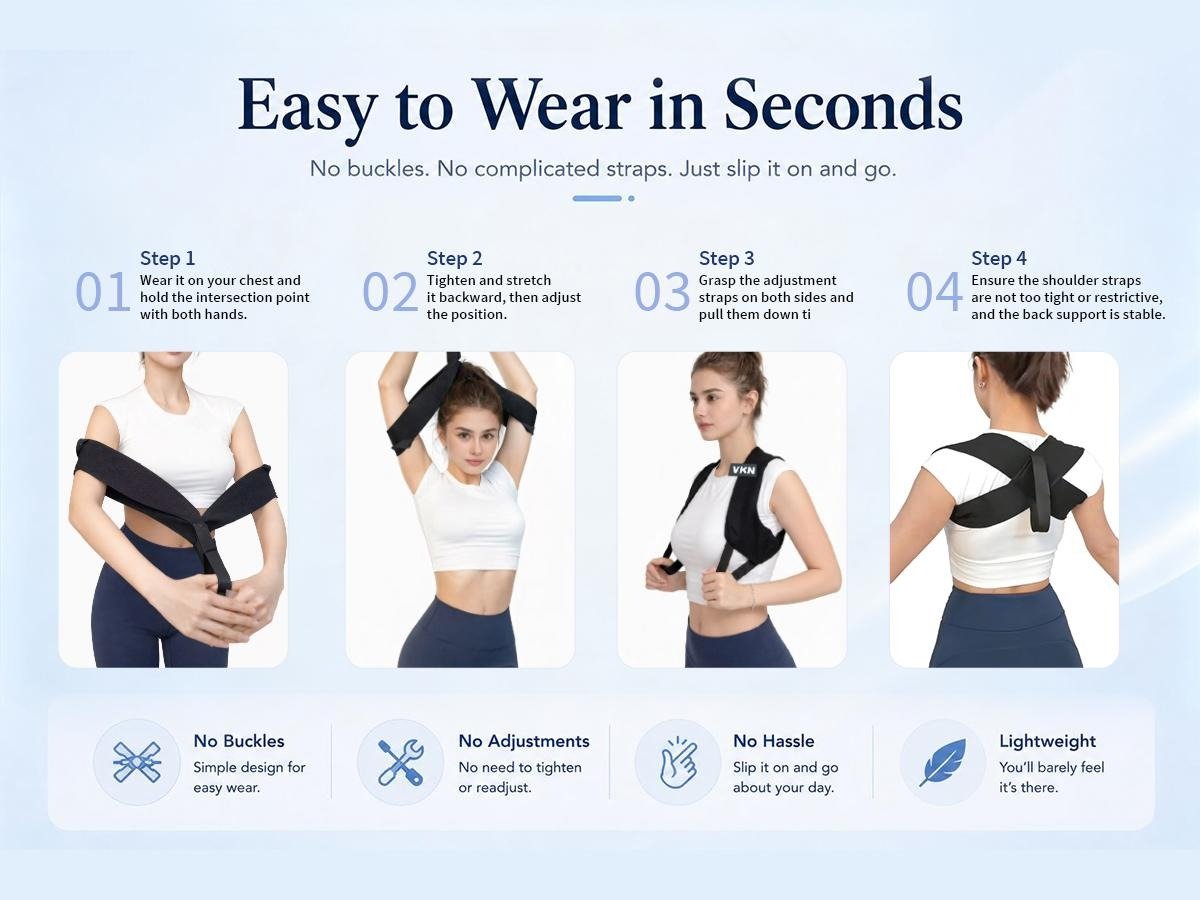 🔥Posture Support Straps for Men & Women