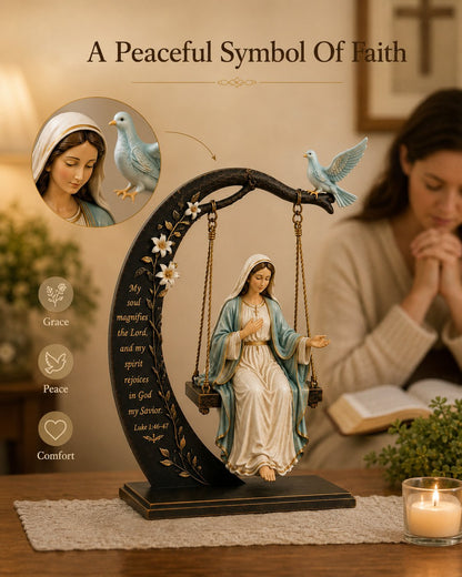 Limited Time Offer Save 50% Today!🔥 Blessed Mary Cradle Swing Sculpture