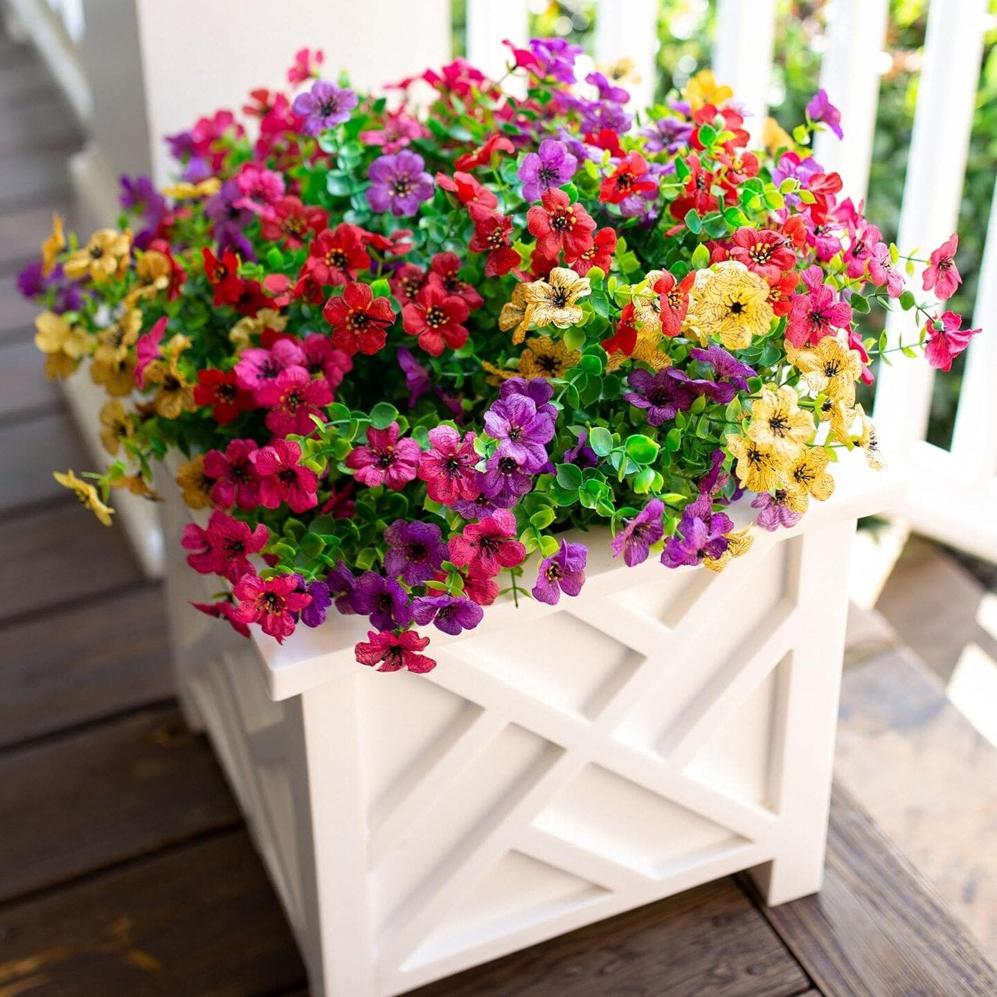 💐Buy More Save More! Artificial Violet Silk Flowers – 6 Colors, Perfect for Home & Wedding Decor