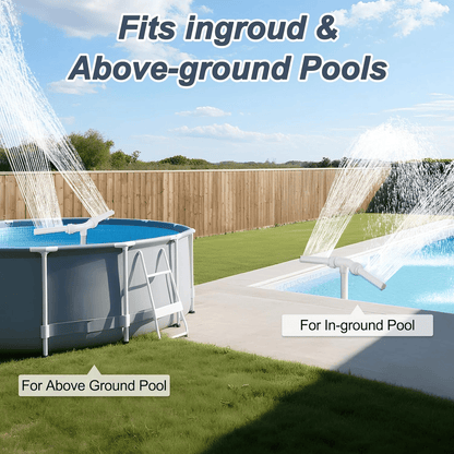 🌊Pool Fountain Waterfall Sprayer – Easy Install Pool Water Feature