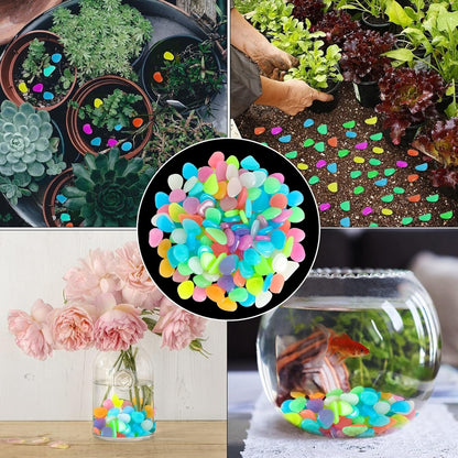 💥LAST DAY SALE 49%OFF💥🌈Colorful Glow-in-the-Dark Garden Stones