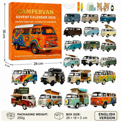 🚐🚐 Campervan-Adventskalender 2026 – 24 Tage Vintage-Roadtrip-Magie