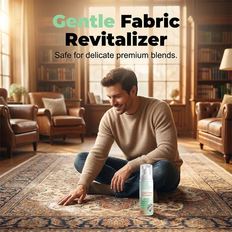Waterless Carpet Foam Stain Remover with Towel
