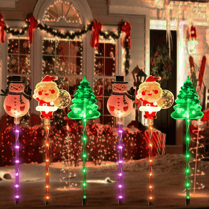 🎄🎁6-pack of moving Christmas lights