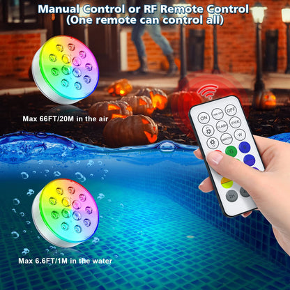 Rechargeable Submersible LED Pool Lights