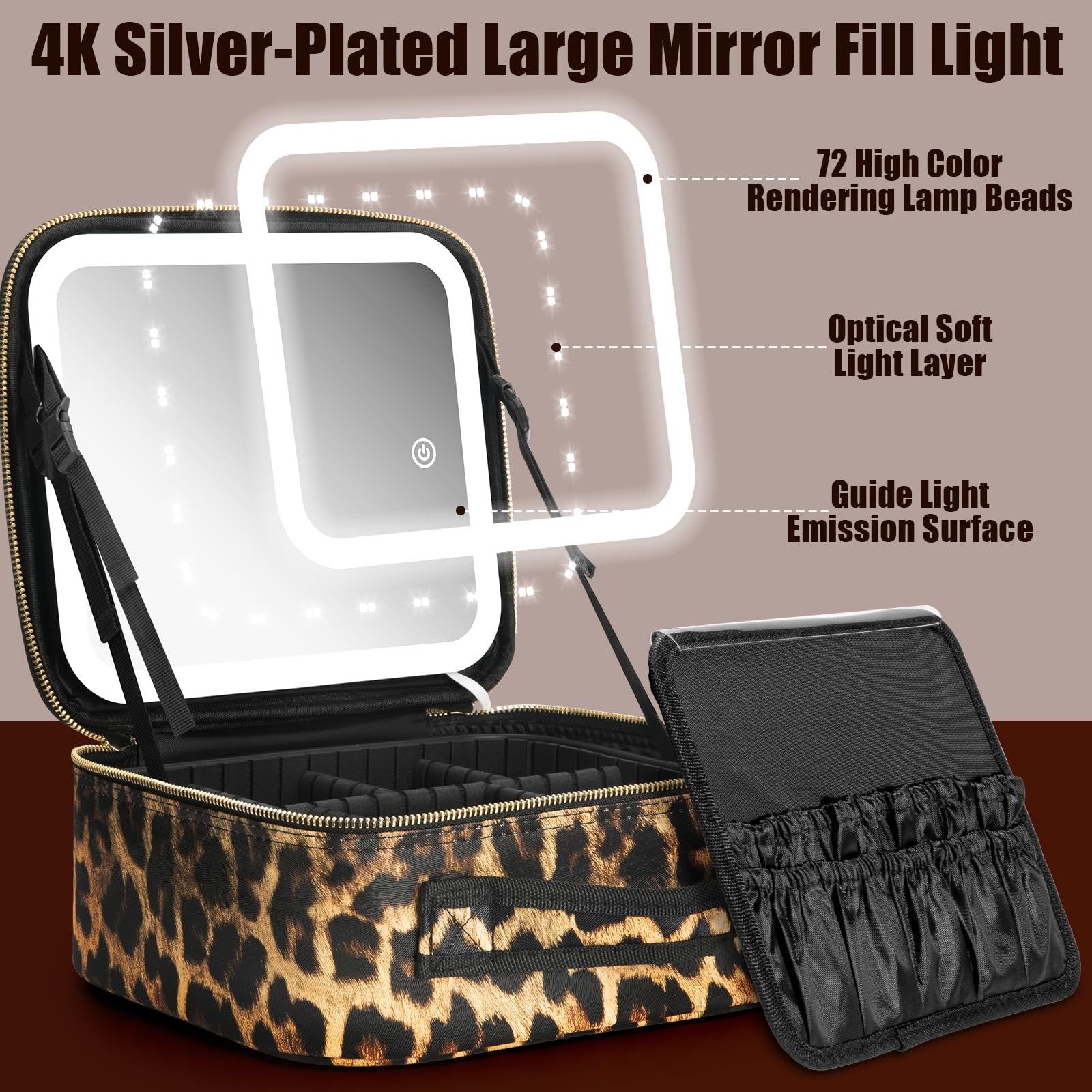 LED Makeup Travel Case