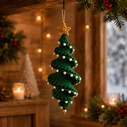 🎄 Handmade Christmas Crochet Ornament Kit - The Perfect DIY Holiday Gift & Decoration 🎅