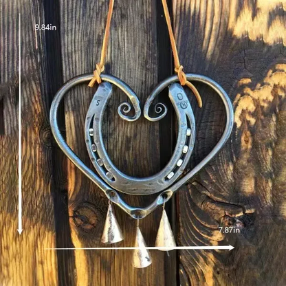 🎁100% Handmade | The Horseshoe Heart Wind Chime ❤️
