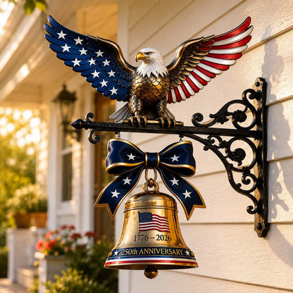 🔔 Ring in the Semiquincentennial: 1776-2026 "Spirit of Liberty" Eagle Bell🦅