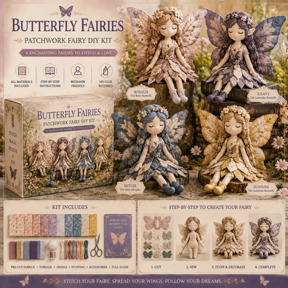 🔥LAST DAY 50% OFF🧚A Fairy Tale You Can Stitch – DIY Patchwork Fairy Doll Collection🧵Buy 2 Free Shipping