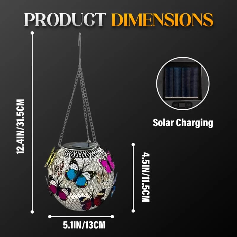 ⏳Solar Pendant Lamp Art Of Iron