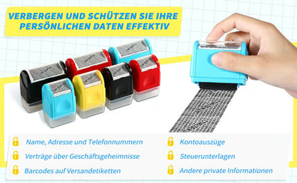 📝Sicherheits-Rollenstempel zum Schutz deiner Privatsphäre