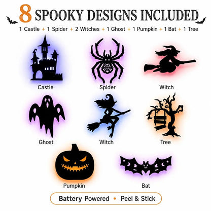 🔥Stick Halloween LED Window Lights