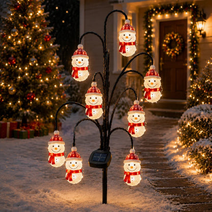 ⏳ Last day 50% OFF– 🎄Solar Santa Stake Lights 5 Styles Outdoor Yard Decor