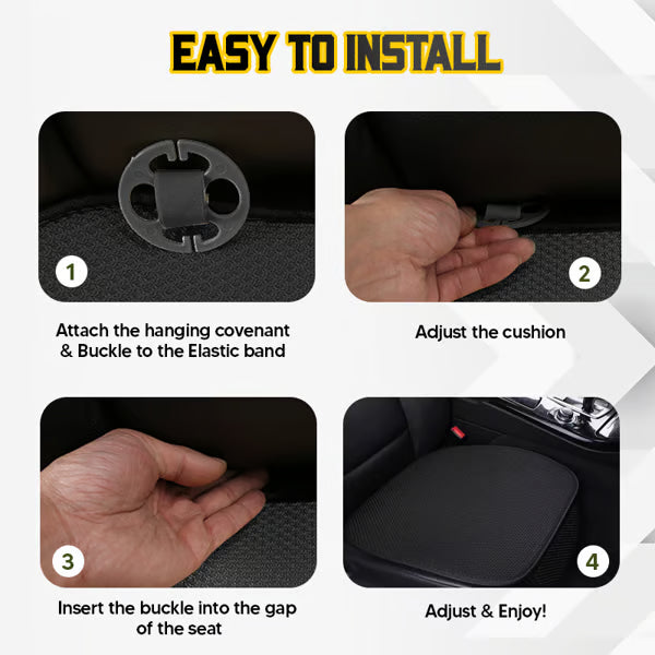 🔥Hot Selling 50%🔥 Breathable & Anti-Slip Viscose filament Car Seat Covers