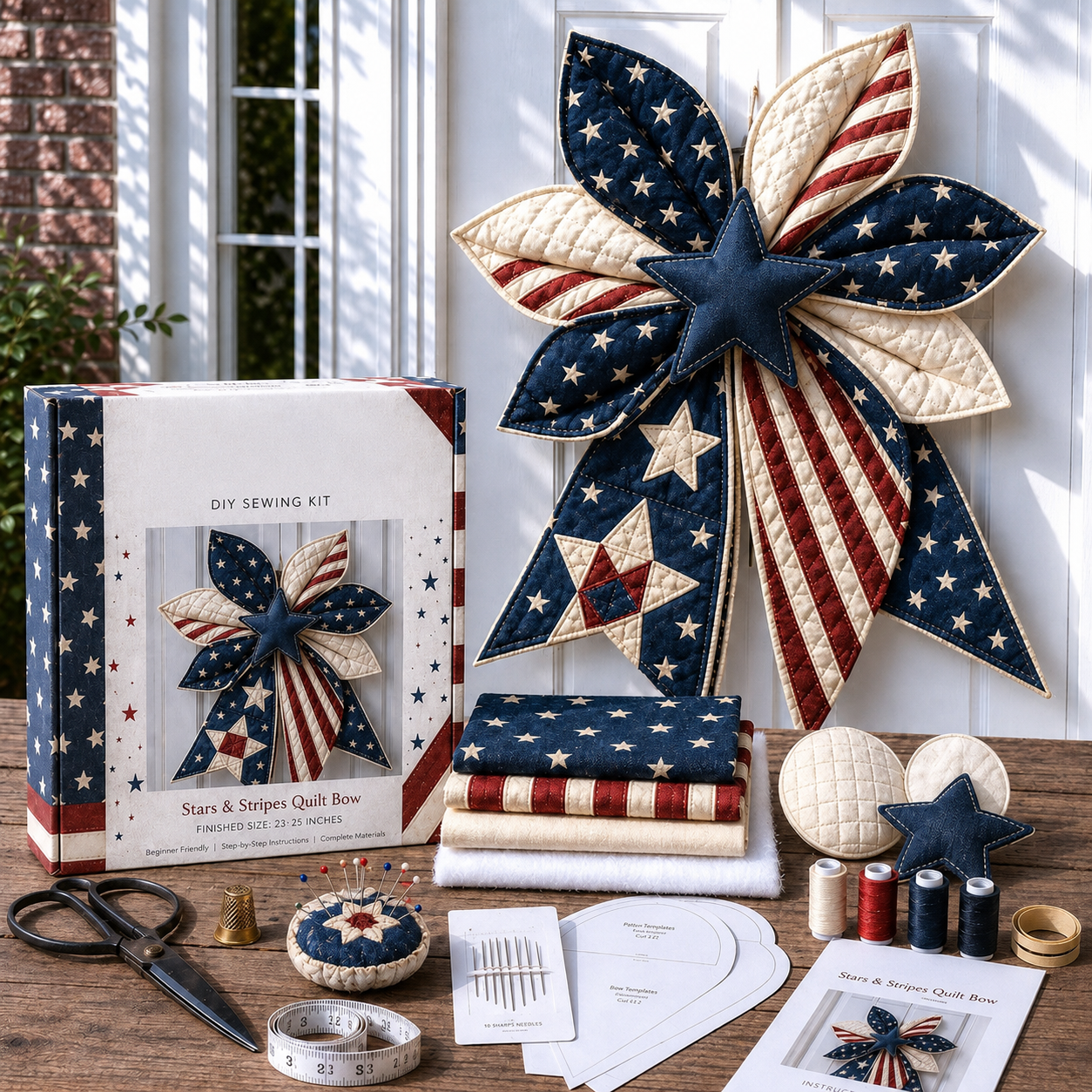 Hot Sale 49% Off - 🌹Large Patchwork Bow Sewing Kit