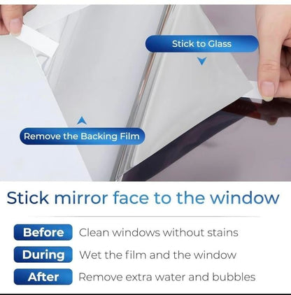 🔥Last Day 49% OFF - Window Privacy Film One Way, UV Sun Blocking, Heat Control