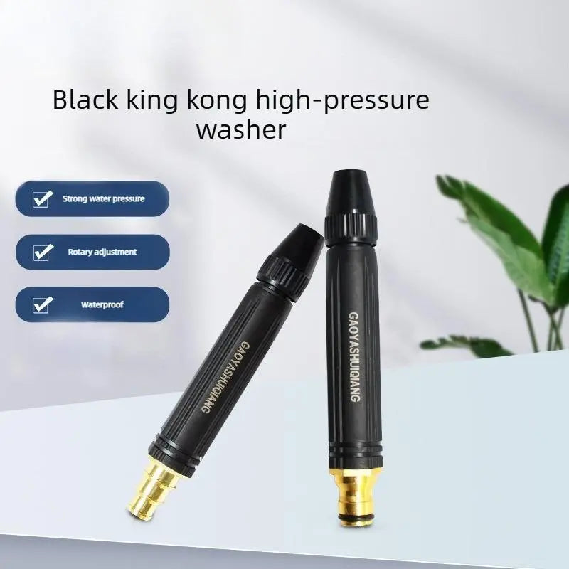 🔫💦Professional High-Pressure Solid Brass Adjustable Twist Hose Nozzle