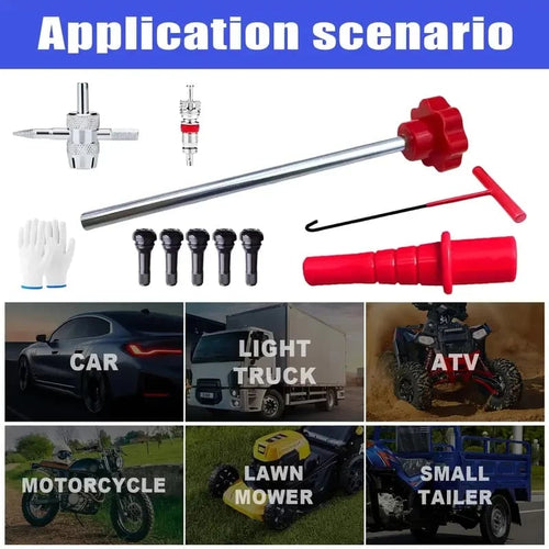🔥😍🚗 Quick Change Tire Valve Tool Kit